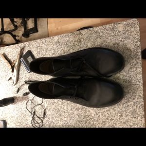 All Black Clarks Desert Boot Size 14